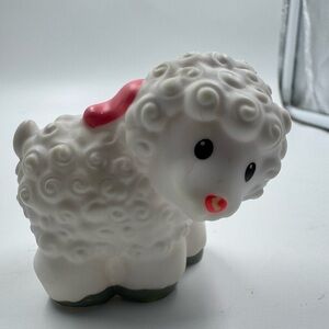 Fisher Price Little People WHITE SHEEP for SHEPHERD NATIVITY Christmas Barn 2014